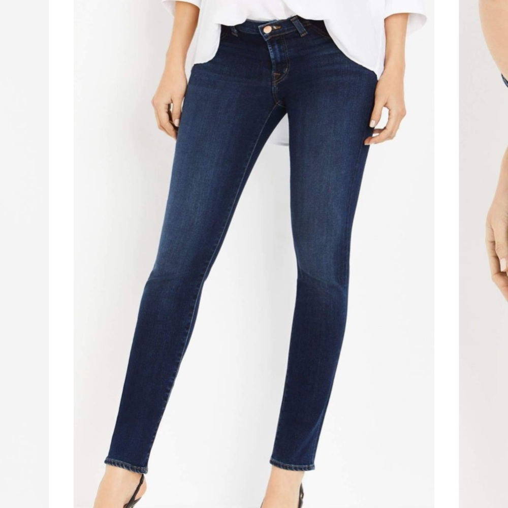 J Brand Side Panel Super Skinny Maternity Jean